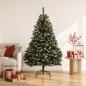 Preview: Künstlicher klappbarer Weihnachtsbaum 180 cm 300 LEDs