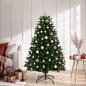 Preview: ARDEBO.de - Künstlicher Weihnachtsbaum Mittelgrün mit Kugeln 180 cm