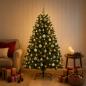 Preview: Künstlicher Weihnachtsbaum Mittelgrün mit Kugeln 180 cm