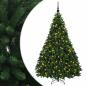 Preview: Künstlicher Weihnachtsbaum Mittelgrün mit Kugeln 240 cm