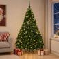Preview: Künstlicher Weihnachtsbaum Mittelgrün mit Kugeln 240 cm