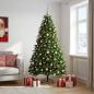 Preview: Künstlicher Weihnachtsbaum Mittelgrün mit Kugeln 300 cm