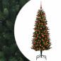 Preview: Künstlicher Weihnachtsbaum mit Weihnachtskugeln 240 cm 300 LEDs