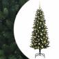 Preview: Künstlicher Weihnachtsbaum mit Weihnachtskugeln 180 cm 300 LEDs