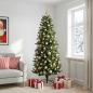 Preview: Künstlicher Weihnachtsbaum mit Weihnachtskugeln 180 cm 300 LEDs