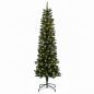 Preview: Künstlicher schlanker Weihnachtsbaum 180 cm 300 LEDs