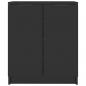 Preview: Schuhschrank Schwarz 59x35x70 cm Holzwerkstoff