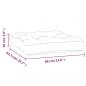 Preview: Palettenkissen Mehrfarbig 60x61,5x10 cm Oxford-Gewebe