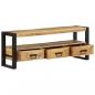 Preview: TV-Schrank 120x30x45 cm Massivholz Mango
