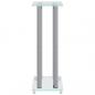 Preview: Lautsprecher-Ständer 2 Stk. Silbern Hartglas 4 Säulen