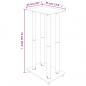 Preview: Lautsprecher-Ständer 2 Stk. Silbern Hartglas 4 Säulen