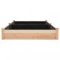 Preview: Hochbeet mit Einsatz 240x120x25 cm Massivholz Tanne