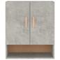 Preview: Wandschrank Betongrau 60x31x70 cm Holzwerkstoff