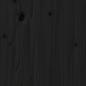 Preview: Beistelltisch Schwarz 50x50x49 cm Massivholz Kiefer