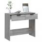 Preview: Konsolentisch Grau Sonoma 90x36x75 cm Holzwerkstoff