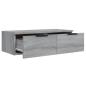 Preview: Wandschrank Grau Sonoma 68x30x20 cm Holzwerkstoff