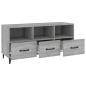 Preview: TV-Schrank Grau Sonoma 102x35x50 cm Holzwerkstoff
