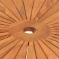 Preview: Gartentisch Klappbar Ø 85x75 cm Massivholz Teak