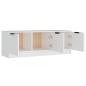 Preview: TV-Schrank Weiß 102x35x36,5 cm Holzwerkstoff