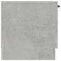 Preview: TV-Schrank Betongrau 102x35x36,5 cm Holzwerkstoff