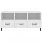 Preview: TV-Schrank Weiß 102x35x50 cm Holzwerkstoff