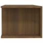 Preview: TV-Schrank mit LED-Leuchten Braun Eichen-Optik 135x39x30 cm