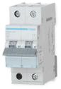 Preview: Hager MBN210 Leitungsschutzschalter 2 polig 6kA B-Charakteristik 10A 2 Module