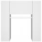 Preview: Flurschrank Weiß 97,5x37x99 cm Holzwerkstoff