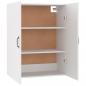 Preview: Hängeschrank Weiß 69,5x34x90 cm Holzwerkstoff