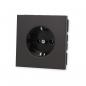Preview: Jung AL1520D SCHUKO Steckdose 16 A 250 V, LS 990, dark (lackiertes Aluminium)
