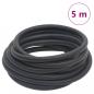 Preview: ARDEBO.de - Hybrid-Luftschlauch Schwarz 0,6" 5 m Gummi und PVC