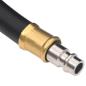 Preview: Hybrid-Luftschlauch Schwarz 0,6" 2 m Gummi und PVC