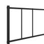 Preview: Bettgestell mit Kopf- und Fußteil Metall Schwarz 107x203 cm