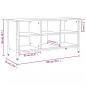 Preview: Schuhregal Sonoma-Eiche 100x35x50 cm Holzwerkstoff