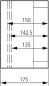 Preview: Eaton CI43E-150 Isolierstoffgehäuse, +Vorprägungen, HxBxT=250x375x175mm (095506)