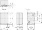 Preview: Eaton CI-K4-125-M Isolierstoffgehäuse CI-K4, H x B x T = 240 x 160 x 125 mm, + Montageplatte (206897)