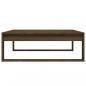 Preview: Couchtisch Braun Eiche 100x100x35 cm Holzwerkstoff