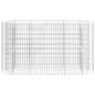 Preview: Gabionen-Hochbeet Verzinktes Eisen 190x50x100 cm