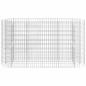 Preview: Gabionen-Hochbeet Verzinktes Eisen 190x50x100 cm