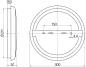 Preview: B.E.G. AL8-25-300-LEDN-HF LED Wandleuchte, 84lm/W, IP 20, weiß (93631)