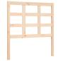Preview: Massivholzbett mit Kopfteil 90x190 cm