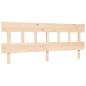 Preview: ARDEBO.de - Seniorenbett mit Kopfteil Super Kingsize Massivholz