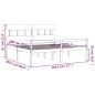 Preview: Seniorenbett mit Kopfteil Super Kingsize Massivholz