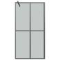 Preview: Duschwand für Walk-in Dusche 118x190 cm Dunkles Sicherheitsglas 