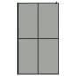 Preview: Duschwand für Walk-in Dusche 118x190 cm Dunkles Sicherheitsglas 