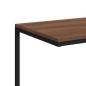 Preview: Beistelltisch mit Rollen Schwarz 55x35x70 cm Holzwerkstoff