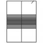 Preview: Duschwand für Begehbare Dusche Schwarz 140x195 cm ESG-Glas Klar