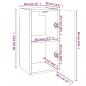 Preview: TV-Schränke 7 Stk. Braun Eichen-Optik 30,5x30x60 Holzwerkstoff