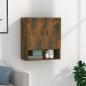 Preview: ARDEBO.de - Wandschrank Räuchereiche 60x31x70 cm Holzwerkstoff