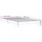 Preview: Bettgestell Betongrau 100x200 cm Holzwerkstoff